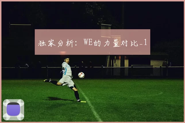 独家分析：WE的力量对比_1